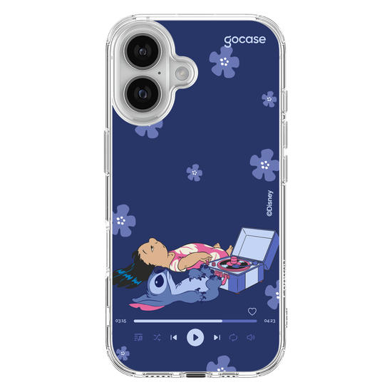 Capinha para celular  Lilo & Stitch - Music Therapy
