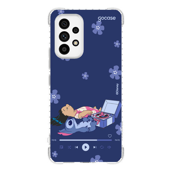 Capinha para celular  Lilo & Stitch - Music Therapy