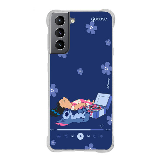 Capinha para celular  Lilo & Stitch - Music Therapy