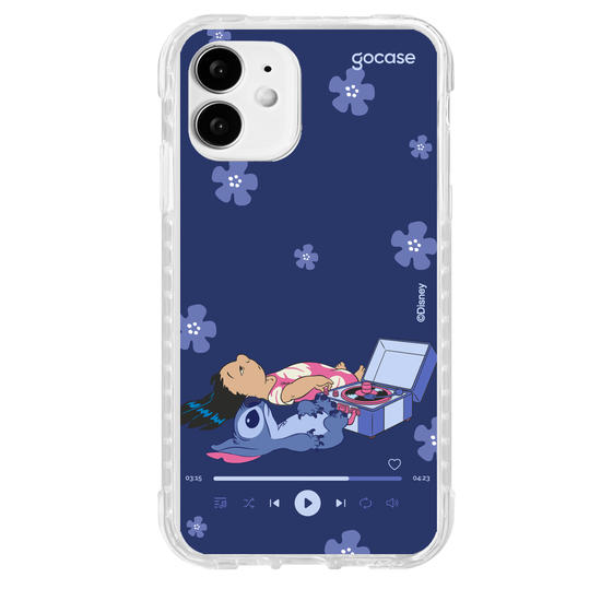 Capinha para celular  Lilo & Stitch - Music Therapy