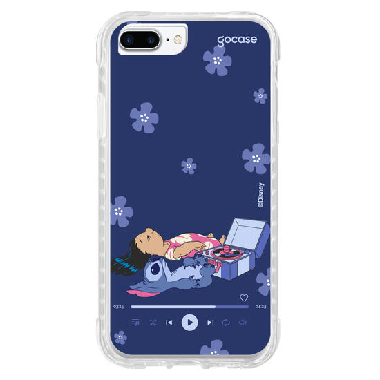 Capinha para celular  Lilo & Stitch - Music Therapy
