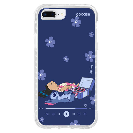 Capinha para celular  Lilo & Stitch - Music Therapy