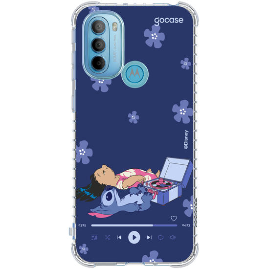 Capinha para celular  Lilo & Stitch - Music Therapy