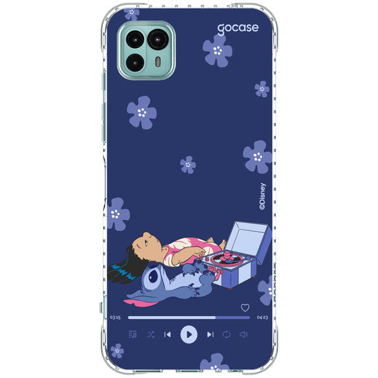 Capinha para celular  Lilo & Stitch - Music Therapy