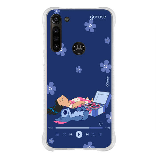 Capinha para celular  Lilo & Stitch - Music Therapy