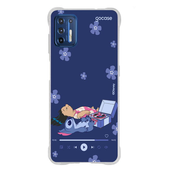Capinha para celular  Lilo & Stitch - Music Therapy