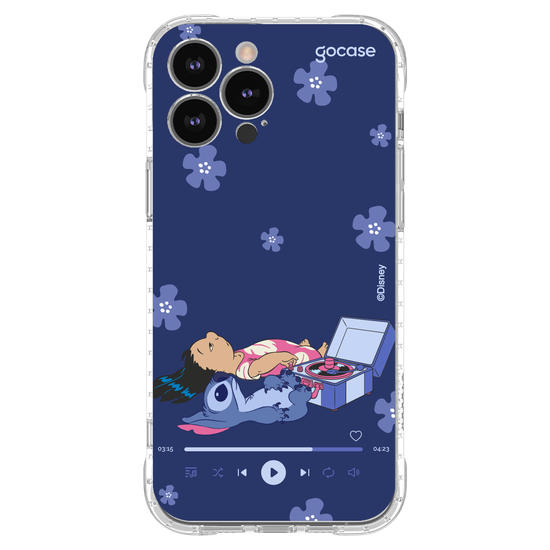 Capinha para celular  Lilo & Stitch - Music Therapy