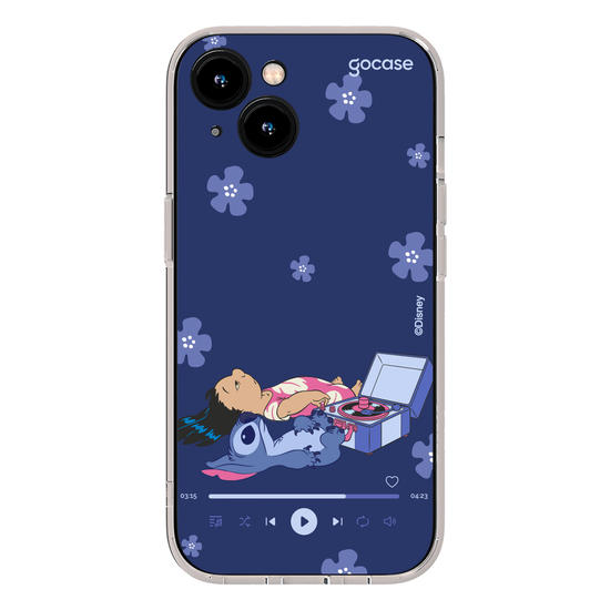 Capinha para celular  Lilo & Stitch - Music Therapy