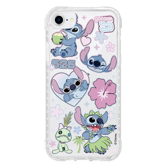 Capinha para celular  Stitch Summer Stickers