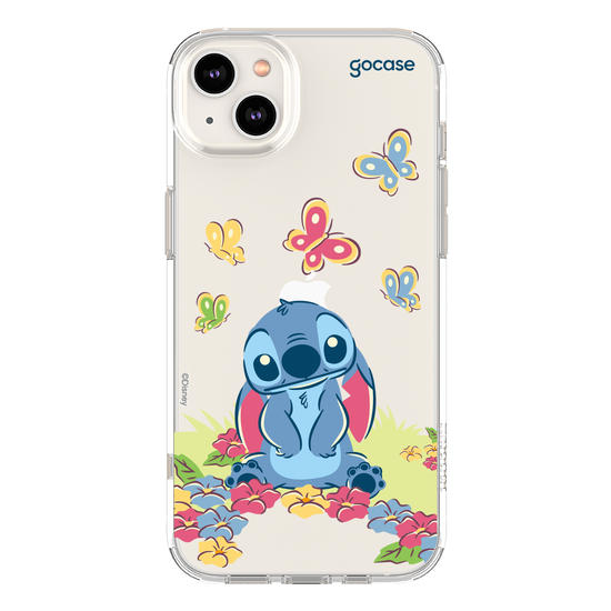 Capinha para celular  Lilo & Stitch - Jardim de Borboletas