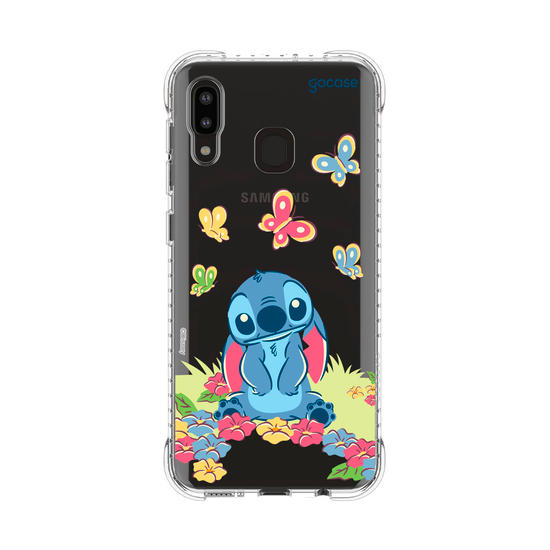 Capinha para celular  Lilo & Stitch - Jardim de Borboletas