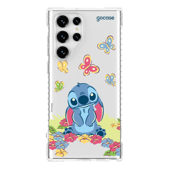 Capinha para celular  Lilo & Stitch - Jardim de Borboletas