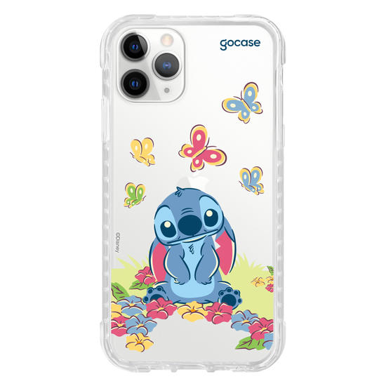 Capinha para celular  Lilo & Stitch - Jardim de Borboletas