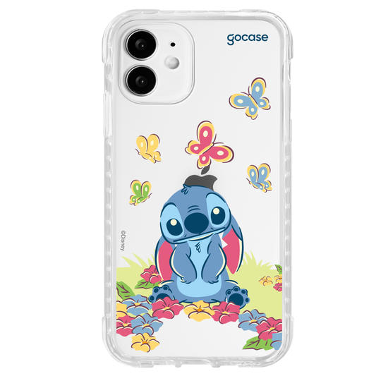 Capinha para celular  Lilo & Stitch - Jardim de Borboletas