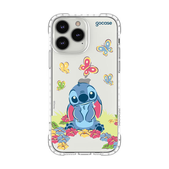 Capinha para celular  Lilo & Stitch - Jardim de Borboletas