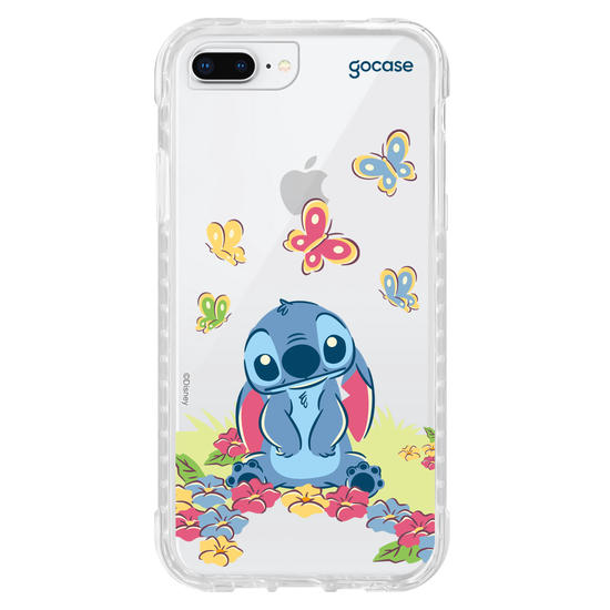 Capinha para celular  Lilo & Stitch - Jardim de Borboletas
