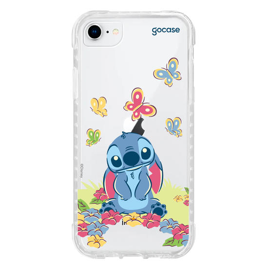 Capinha para celular  Lilo & Stitch - Jardim de Borboletas