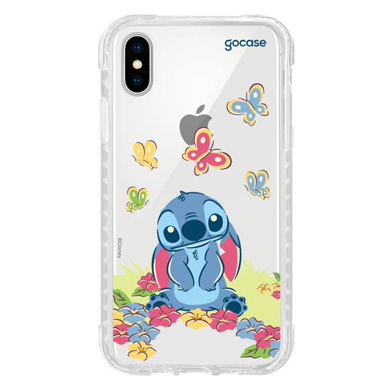 Capinha para celular  Lilo & Stitch - Jardim de Borboletas