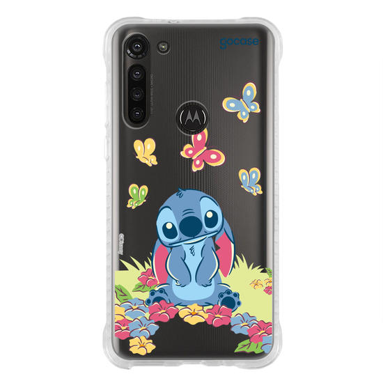 Capinha para celular  Lilo & Stitch - Jardim de Borboletas