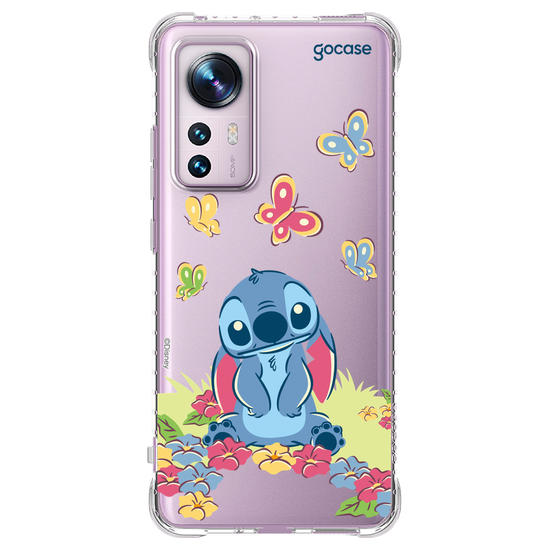 Capinha para celular  Lilo & Stitch - Jardim de Borboletas