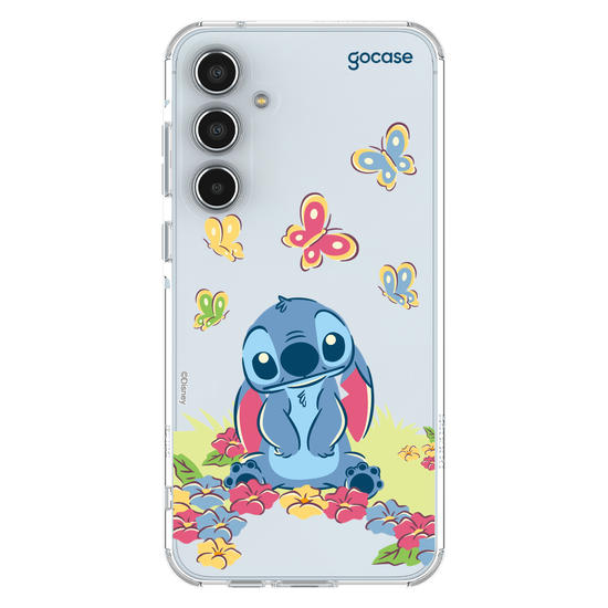 Capinha para celular  Lilo & Stitch - Jardim de Borboletas