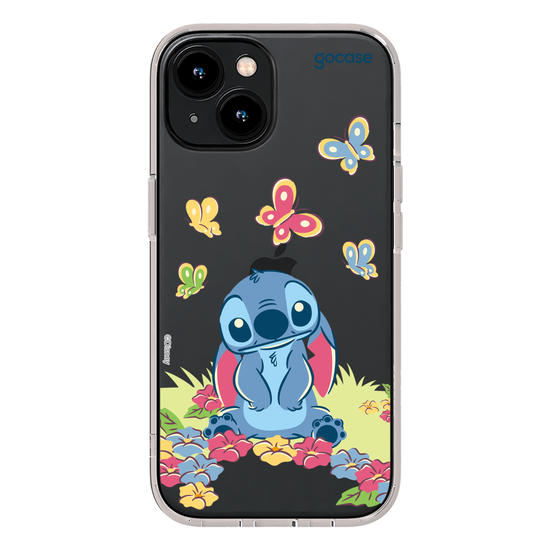 Capinha para celular  Lilo & Stitch - Jardim de Borboletas