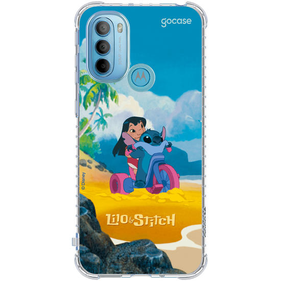 Capinha para celular  Lilo & Stitch - Motoquinha