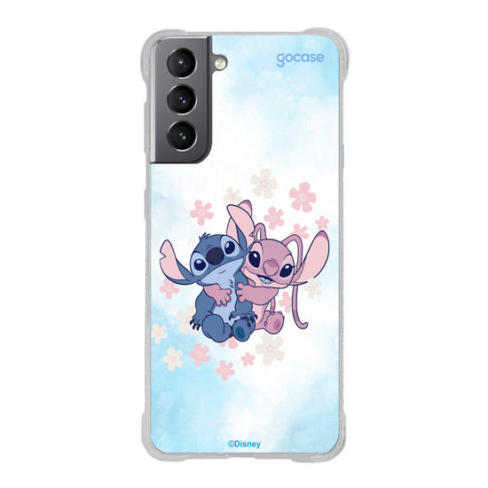 Capinha para celular  Stitch Sweet Love