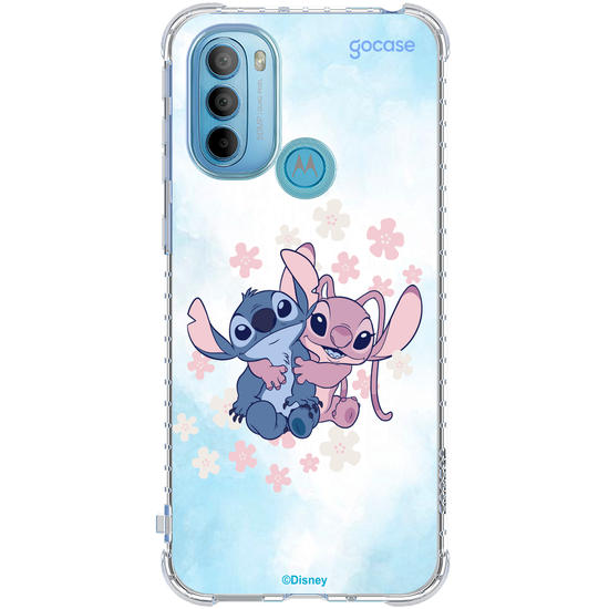 Capinha para celular  Stitch Sweet Love