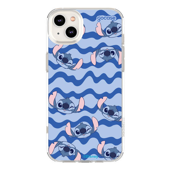 Capinha para celular  Stitch Waves