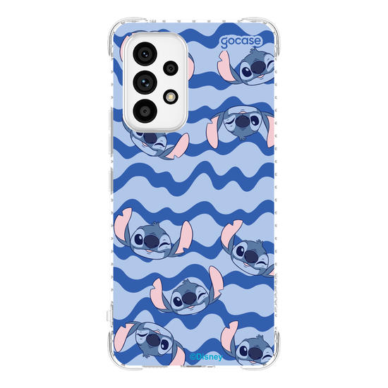 Capinha para celular  Stitch Waves