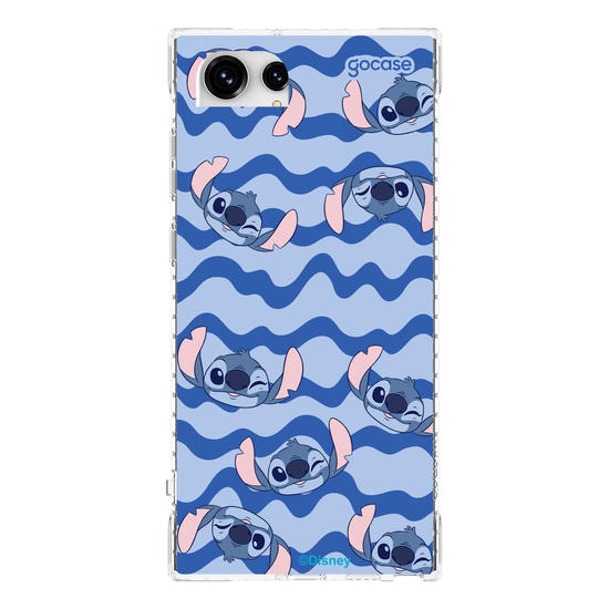 Capinha para celular  Stitch Waves