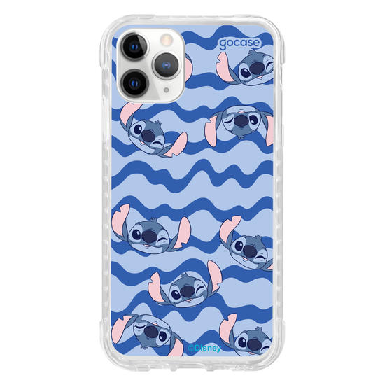Capinha para celular  Stitch Waves