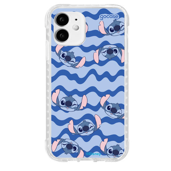 Capinha para celular  Stitch Waves