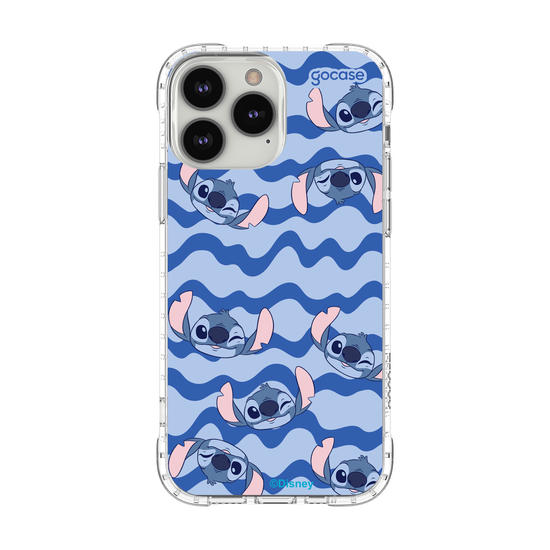 Capinha para celular  Stitch Waves