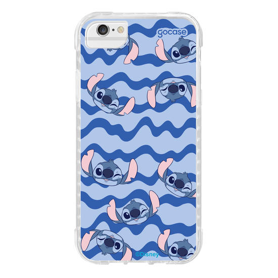 Capinha para celular  Stitch Waves