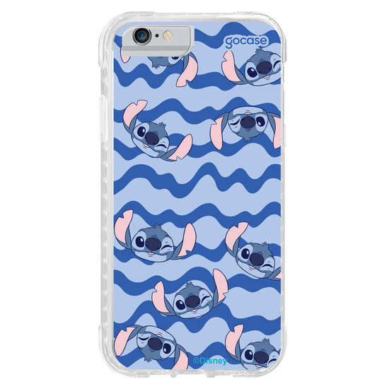 Capinha para celular  Stitch Waves