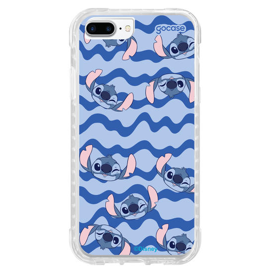 Capinha para celular  Stitch Waves