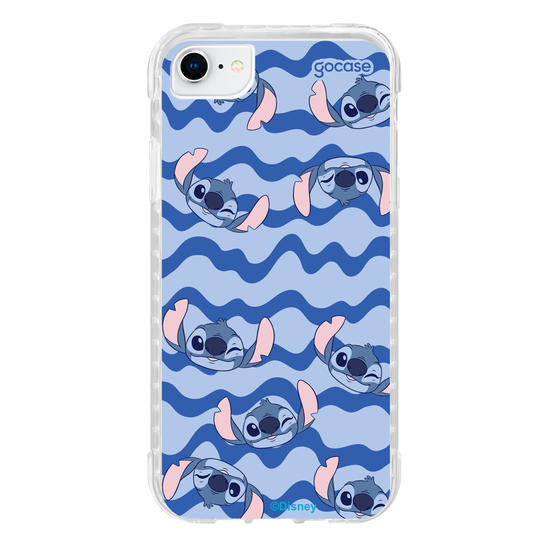 Capinha para celular  Stitch Waves