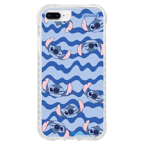 Capinha para celular  Stitch Waves