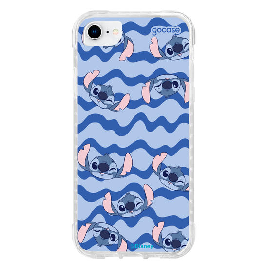 Capinha para celular  Stitch Waves