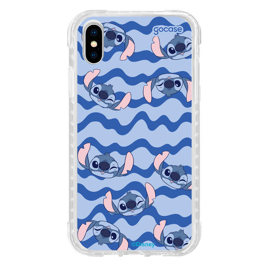 Capinha para celular  Stitch Waves