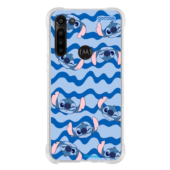 Capinha para celular  Stitch Waves