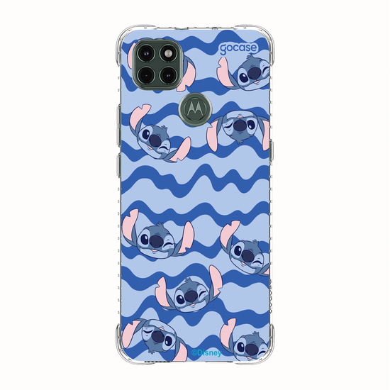 Capinha para celular  Stitch Waves