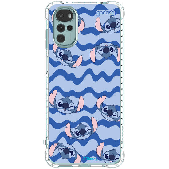 Capinha para celular  Stitch Waves