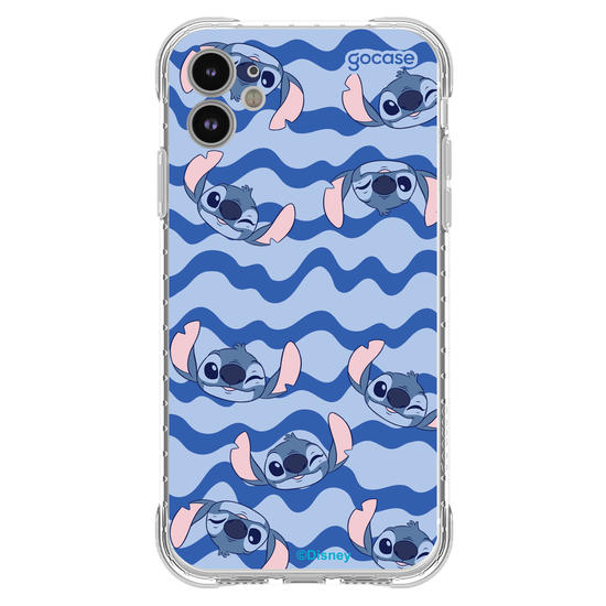 Capinha para celular  Stitch Waves