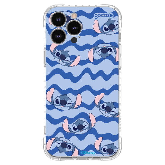 Capinha para celular  Stitch Waves