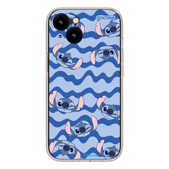 Capinha para celular  Stitch Waves
