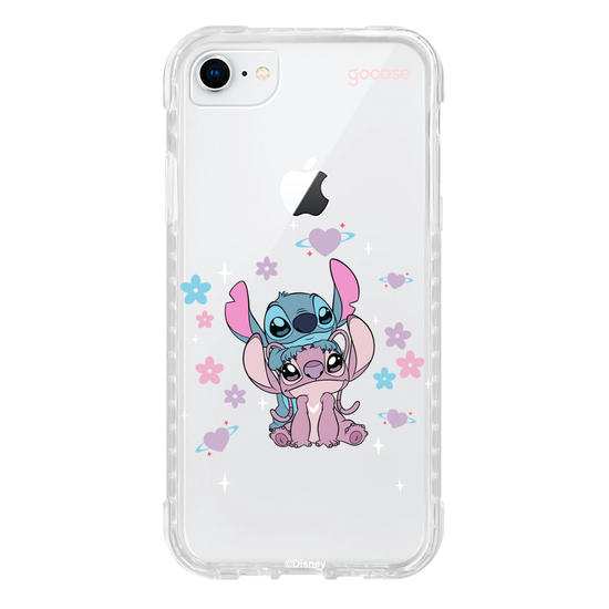 Capinha para celular  Stitch & Angel - Love