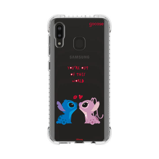 Capinha para celular  Stitch & Angel - Together Always